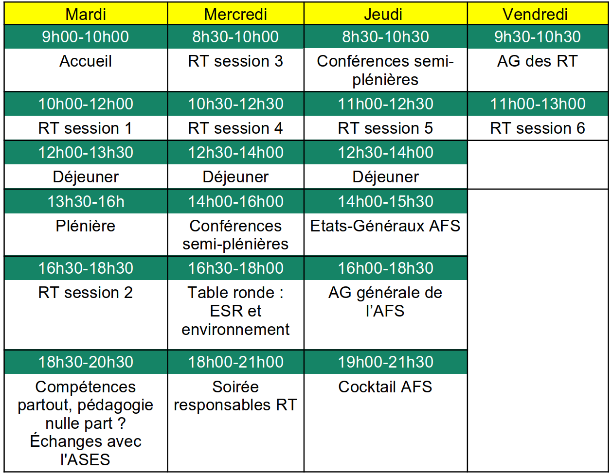 A venir